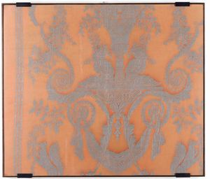 Lotto di sei tessuti XX secolo  - Asta Dimore italiane - Associazione Nazionale - Case d'Asta italiane