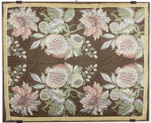 Lotto di Cinque tessuti in cornice  - Asta Dimore italiane - Associazione Nazionale - Case d'Asta italiane