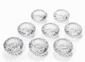Otto posacenere in cristallo Baccarat  - Asta Dimore italiane - Associazione Nazionale - Case d'Asta italiane