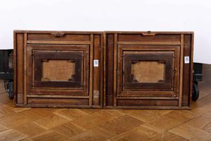 Scuola del XVIII secolo Coppia di battaglie  - Asta Dimore italiane - Associazione Nazionale - Case d'Asta italiane