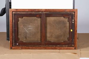 Scuola del XVIII secolo Paesaggio fluviale con pescatori e contadini  - Asta Dimore italiane - Associazione Nazionale - Case d'Asta italiane