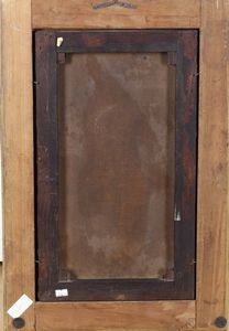 Scuola del XVIII secolo Veduta con figure alla fonte e rovine  - Asta Dimore italiane - Associazione Nazionale - Case d'Asta italiane