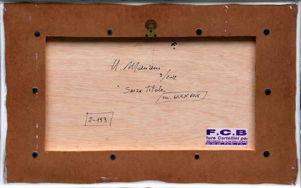 UMBERTO MARIANI : Senza titolo  - Asta Arte Moderna e Contemporanea - Associazione Nazionale - Case d'Asta italiane