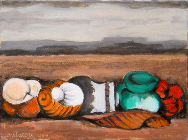 Domenico Cantatore : Natura morta  - Asta Arte Moderna e Contemporanea - Associazione Nazionale - Case d'Asta italiane