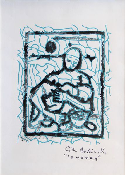 ALDO MONDINO : La mamma  - Asta Arte Moderna e Contemporanea - Associazione Nazionale - Case d'Asta italiane