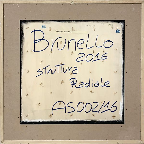 Stefano Brunello : Struttura radiale  - Asta Arte Moderna e Contemporanea - Associazione Nazionale - Case d'Asta italiane