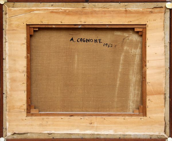 ANGELO CAGNONE : Senza titolo  - Asta Arte Moderna e Contemporanea - Associazione Nazionale - Case d'Asta italiane