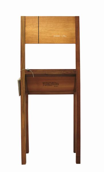 BRUNO MUNARI : Singer - sedia per visite brevissime  - Asta Arte Moderna e Contemporanea - Associazione Nazionale - Case d'Asta italiane