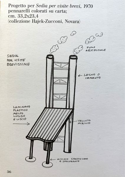 BRUNO MUNARI : Singer - sedia per visite brevissime  - Asta Arte Moderna e Contemporanea - Associazione Nazionale - Case d'Asta italiane