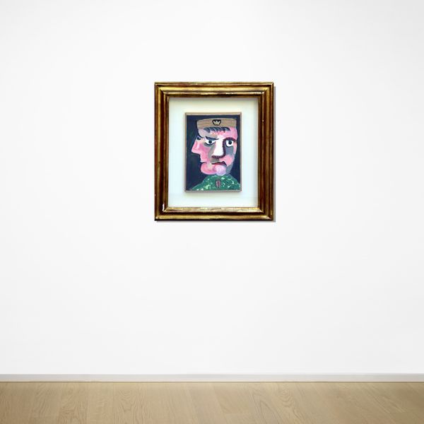 ENRICO BAJ : Doppia testa  - Asta Arte Moderna e Contemporanea - Associazione Nazionale - Case d'Asta italiane