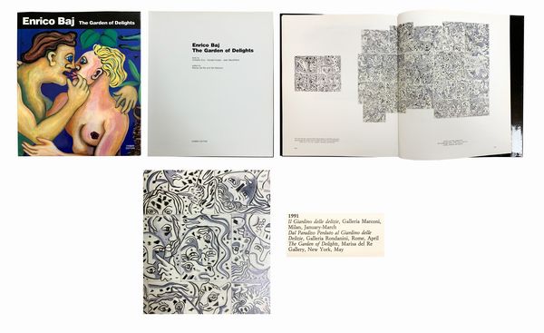 ENRICO BAJ : Nella foresta degli specchi (Seil-Kor e Nina si avventurarono nella foresta degli specchi)  - Asta Arte Moderna e Contemporanea - Associazione Nazionale - Case d'Asta italiane