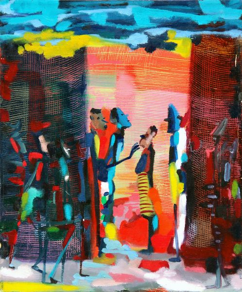 Marco Cingolani : Su il sipario cos fan tutti  - Asta Arte Moderna e Contemporanea - Associazione Nazionale - Case d'Asta italiane