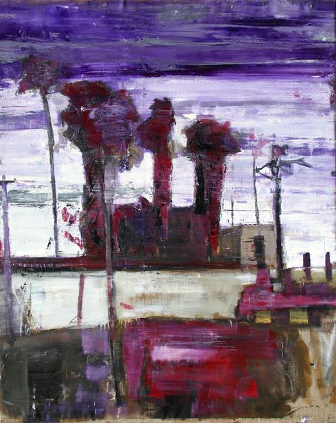 Giovanni Frangi : Los Angeles addio  - Asta Arte Moderna e Contemporanea - Associazione Nazionale - Case d'Asta italiane