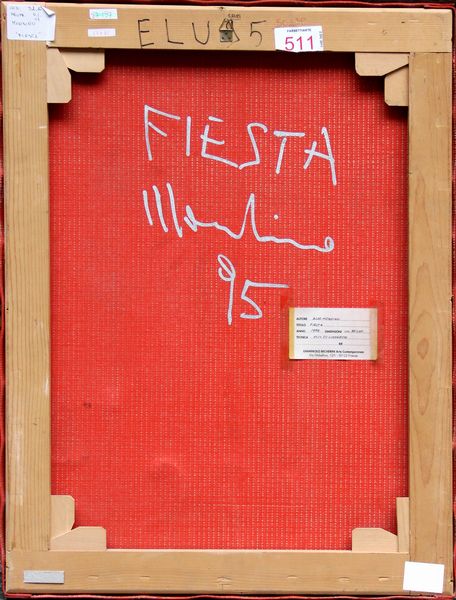 ALDO MONDINO : Fiesta  - Asta Arte Moderna e Contemporanea - Associazione Nazionale - Case d'Asta italiane
