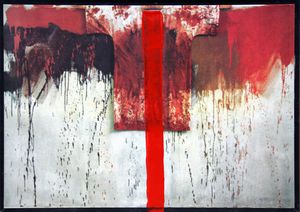 Hermann Nitsch : Ubermalte Bild - Lithographien, Domus Jani  - Asta Arte Moderna e Contemporanea - Associazione Nazionale - Case d'Asta italiane
