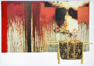 Hermann Nitsch : Ubermalte Bild - Lithographien, Domus Jani  - Asta Arte Moderna e Contemporanea - Associazione Nazionale - Case d'Asta italiane