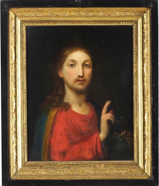 Scuola del XVIII secolo Vergine Addolorata e Salvator Mundi  - Asta Dipinti Antichi - Associazione Nazionale - Case d'Asta italiane