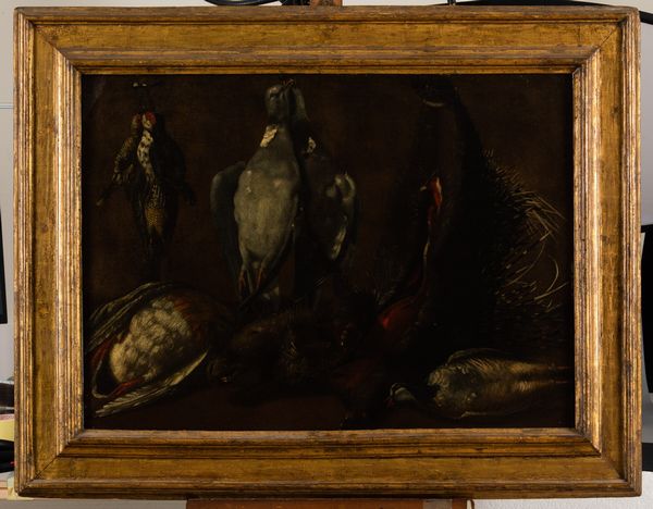 Scuola del XVIII secolo Natura morta con cacciagione  - Asta Dipinti Antichi - Associazione Nazionale - Case d'Asta italiane