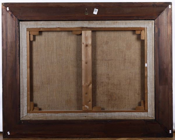 Scuola romana del XVIII secolo Scena popolare  - Asta Dipinti Antichi - Associazione Nazionale - Case d'Asta italiane