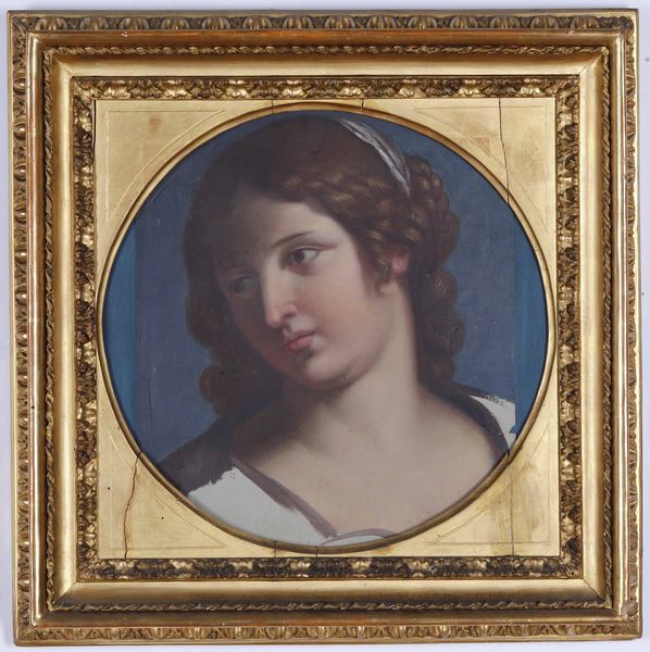 Scuola del XIX secolo Volto femminile  - Asta Dipinti Antichi - Associazione Nazionale - Case d'Asta italiane