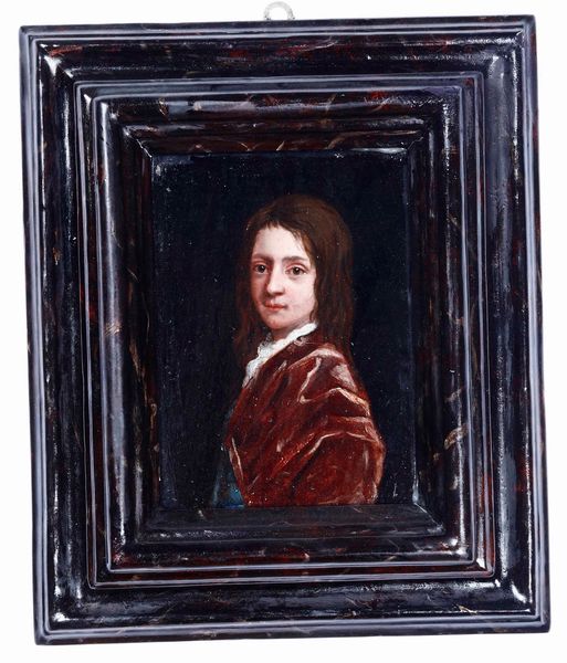 Scuola dell'Italia settentrionale del XVIII secolo Ritratto di giovane di tre quarti  - Asta Dipinti Antichi - Associazione Nazionale - Case d'Asta italiane