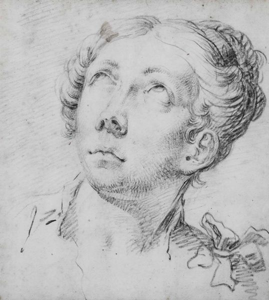 Giambattista Tiepolo, nei modi di : Volto di dama  - Asta Dipinti Antichi - Associazione Nazionale - Case d'Asta italiane