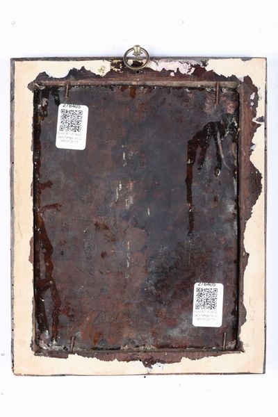 Scuola del XVIII secolo Sacra Famiglia  - Asta Dipinti Antichi - Associazione Nazionale - Case d'Asta italiane