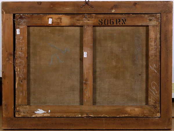 Scuola del XVIII secolo Paesaggio con cacciatori e contadine  - Asta Dipinti Antichi - Associazione Nazionale - Case d'Asta italiane