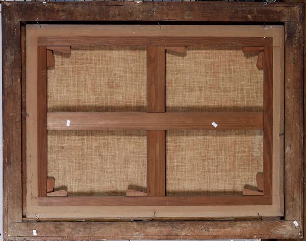 Scuola romana del XVIII secolo Natura morta con frutta, funghi e uccellini  - Asta Dipinti Antichi - Associazione Nazionale - Case d'Asta italiane