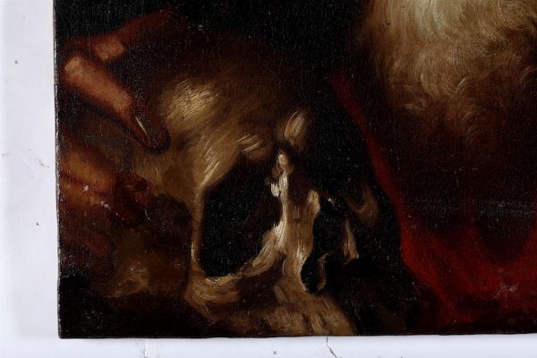 Scuola del XVII secolo San Gerolamo  - Asta Dipinti Antichi - Associazione Nazionale - Case d'Asta italiane