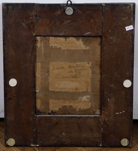 Nei modi della pittura del XVI secolo Madonna in trono con il Bambino e angeli  - Asta Dipinti Antichi - Associazione Nazionale - Case d'Asta italiane