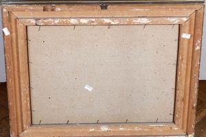 Scuola del XIX secolo Paesaggio fluviale  - Asta Dipinti Antichi - Associazione Nazionale - Case d'Asta italiane