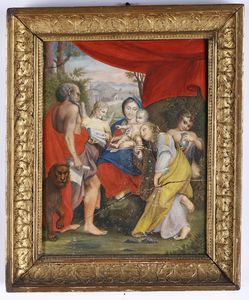 Antonio Allegri detto il Correggio, copia da - Madonna di San Girolamo