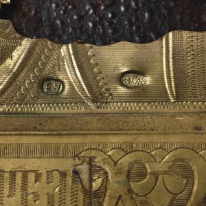 Icona raffigurante Cristo Pantocratore con riza in argento,  Russia, XIX secolo  - Asta Dipinti Antichi - Associazione Nazionale - Case d'Asta italiane