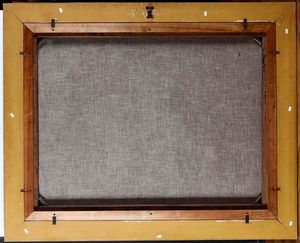 Scuola del XVII secolo La Visitazione  - Asta Dipinti Antichi - Associazione Nazionale - Case d'Asta italiane