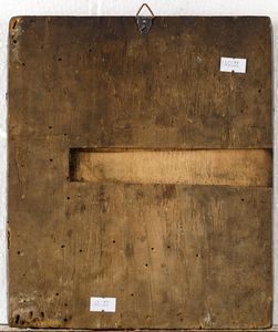 Icona raffigurante Madonna con Bambino, Cristo e Santi, Russia, XIX secolo  - Asta Dipinti Antichi - Associazione Nazionale - Case d'Asta italiane