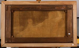 Scuola neoclassica del XIX secolo Venere e Amore  - Asta Dipinti Antichi - Associazione Nazionale - Case d'Asta italiane