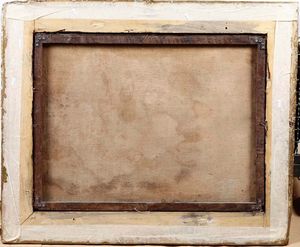 Scuola del XVIII secolo Interno con figure  - Asta Dipinti Antichi - Associazione Nazionale - Case d'Asta italiane