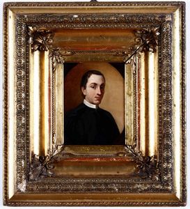 Giuseppe Molteni, nei modi di - Ritratto di prelato