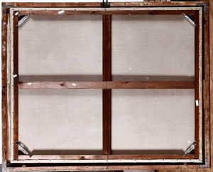 Scuola fiamminga del XVIII secolo Paesaggio con carovana e contadini  - Asta Dipinti Antichi - Associazione Nazionale - Case d'Asta italiane