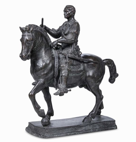 Fonditore italiano del XIX-XX secolo Gattamelata  - Asta Scultura del XIX e XX secolo - Associazione Nazionale - Case d'Asta italiane