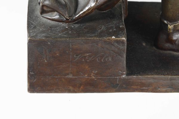 Vincenzo Vela : Spartaco  - Asta Scultura del XIX e XX secolo - Associazione Nazionale - Case d'Asta italiane