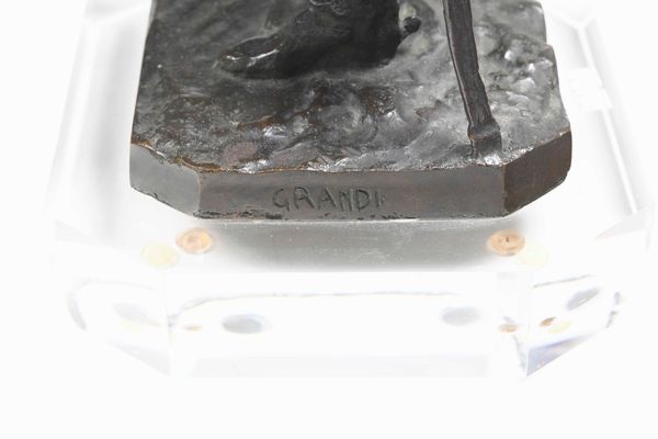 Giuseppe Grandi (1843-1891/94) Il maresciallo Ney  - Asta Scultura del XIX e XX secolo - Associazione Nazionale - Case d'Asta italiane