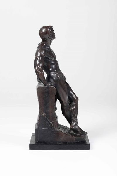Donato Barcaglia : Atleta  - Asta Scultura del XIX e XX secolo - Associazione Nazionale - Case d'Asta italiane