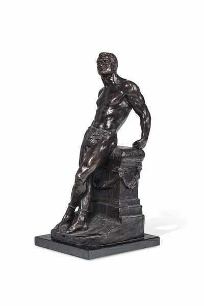 Donato Barcaglia : Atleta  - Asta Scultura del XIX e XX secolo - Associazione Nazionale - Case d'Asta italiane