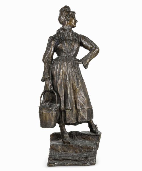 Ernesto Bazzaro : Ultimi amori  - Asta Scultura del XIX e XX secolo - Associazione Nazionale - Case d'Asta italiane