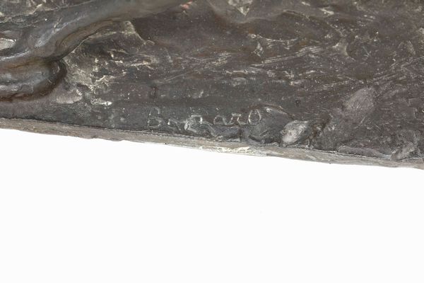 Ernesto Bazzaro, Attribuito a : Maternit� Beduina  - Asta Scultura del XIX e XX secolo - Associazione Nazionale - Case d'Asta italiane