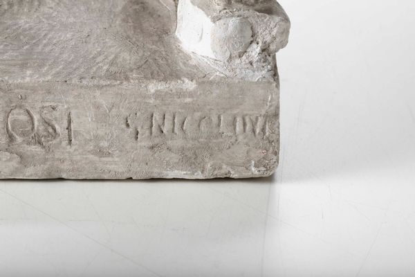 Giovanni Nicolini (1872-1956) Bozzetto per Monumento a Gian Domenico Romagnosi  - Asta Scultura del XIX e XX secolo - Associazione Nazionale - Case d'Asta italiane