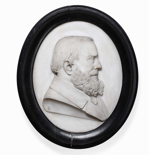 Scultore del XX secolo Profilo virile  - Asta Scultura del XIX e XX secolo - Associazione Nazionale - Case d'Asta italiane