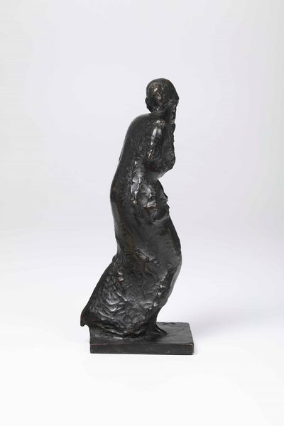 Evaristo Zambelli : Maschera veneziana, 1922  - Asta Scultura del XIX e XX secolo - Associazione Nazionale - Case d'Asta italiane